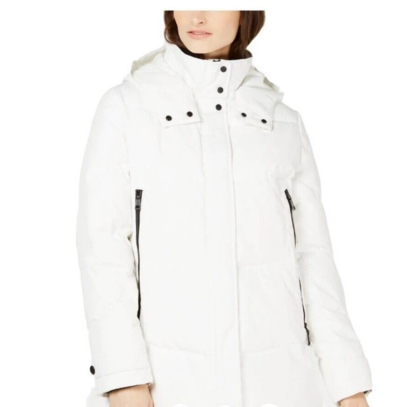 NWT Vince Camuto Womens Water Resistant Hooded Puffer Coat - Picture 1 of 3
